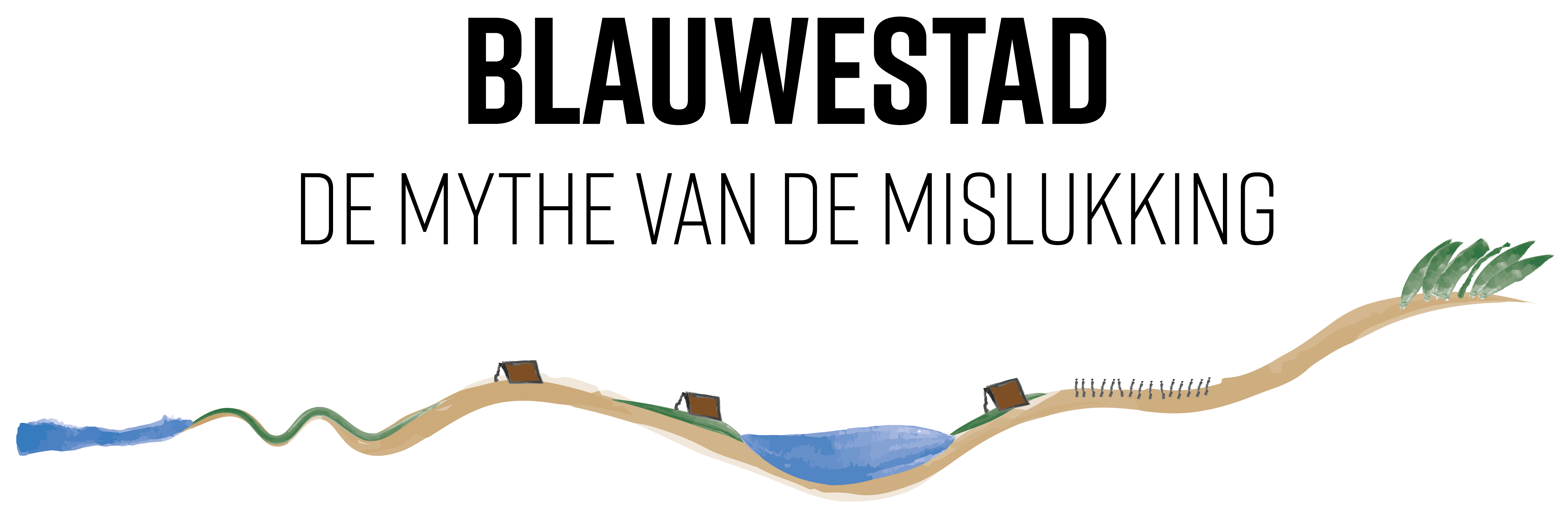 Titel pagina Blauwestad nieuwsbrief